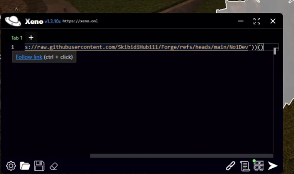 How to inject and execute The Forge script in Roblox - Step 4